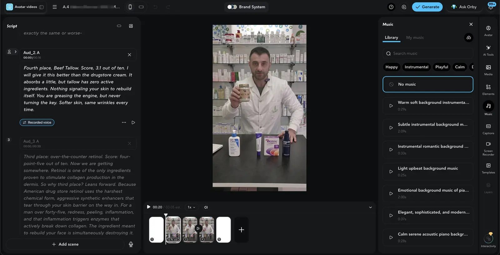 HeyGen avatar setup